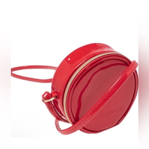 Marc Jacob’s Red Patent Leather Mini Crossbody Bag - Picture 4 of 9